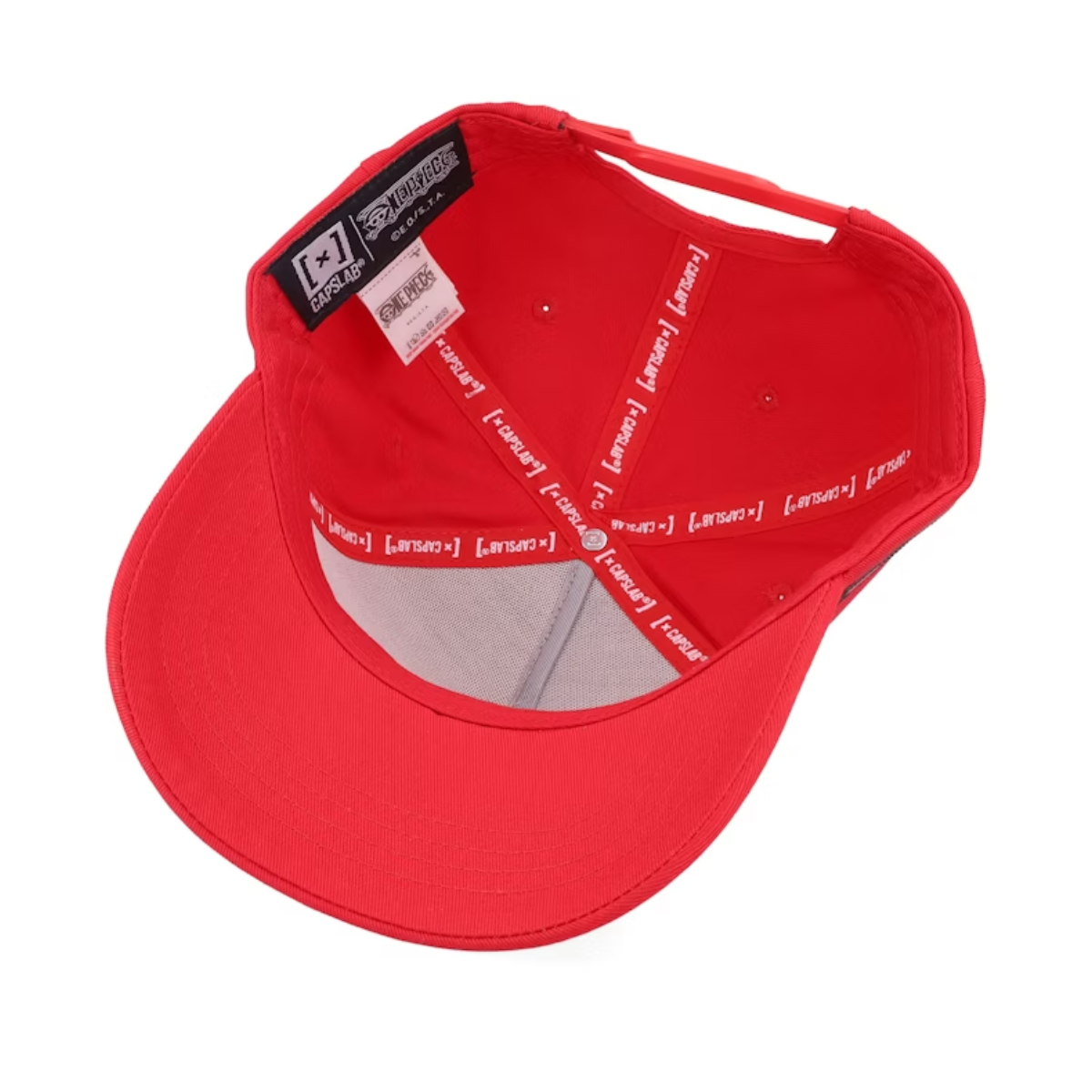 Gorra CAPSLAB Luffy de One Piece Rojo