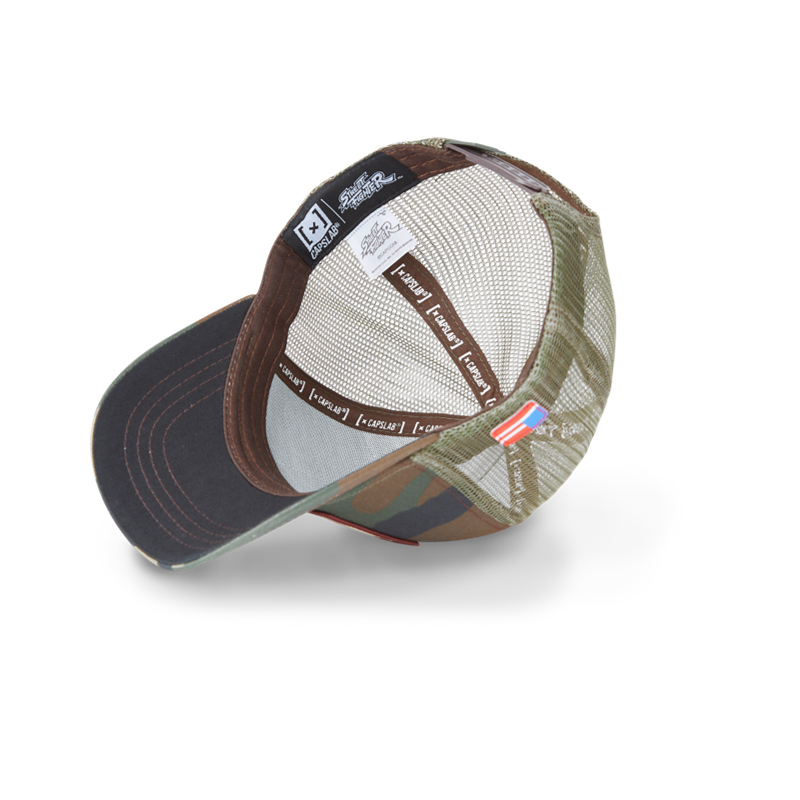 Gorra CAPSLAB Street Fighter CAMO GUILE
