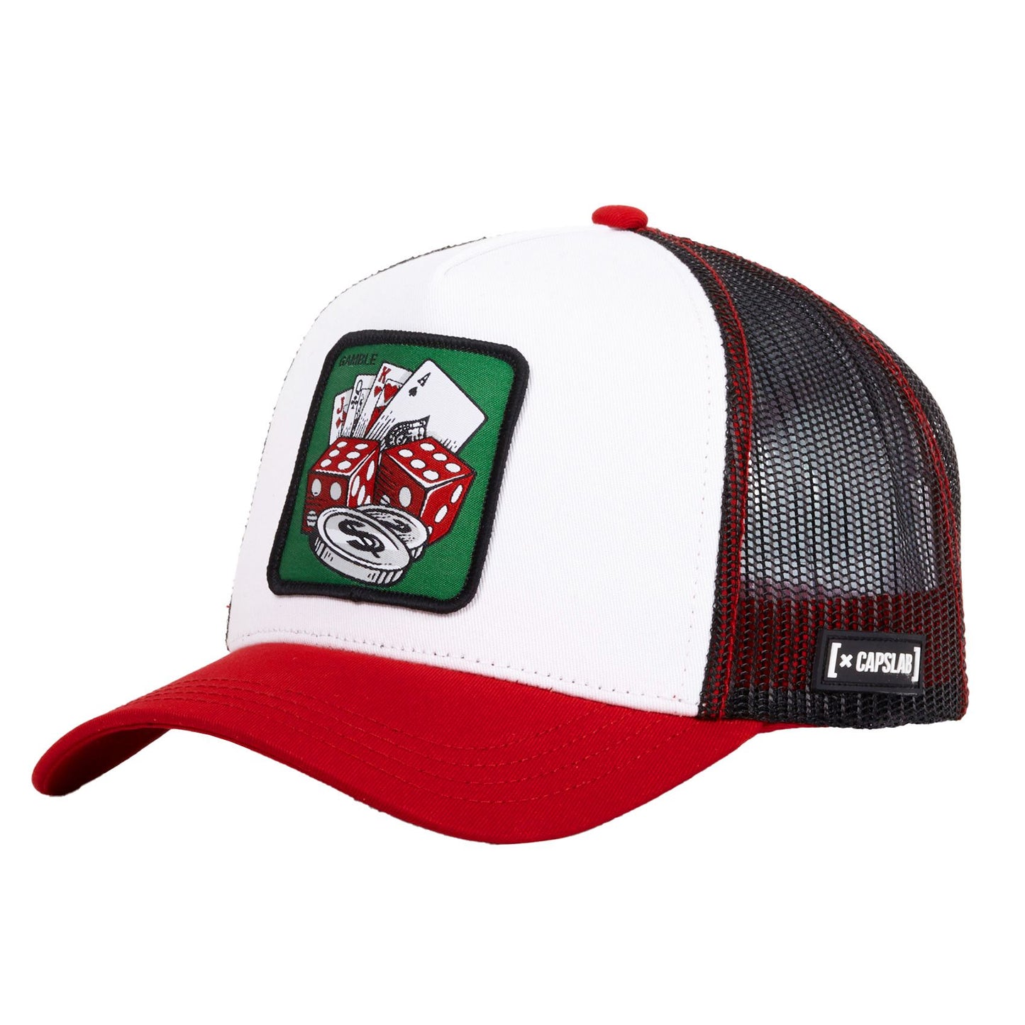Gorra CAPSLAB Afortunado Baraja y Dados
