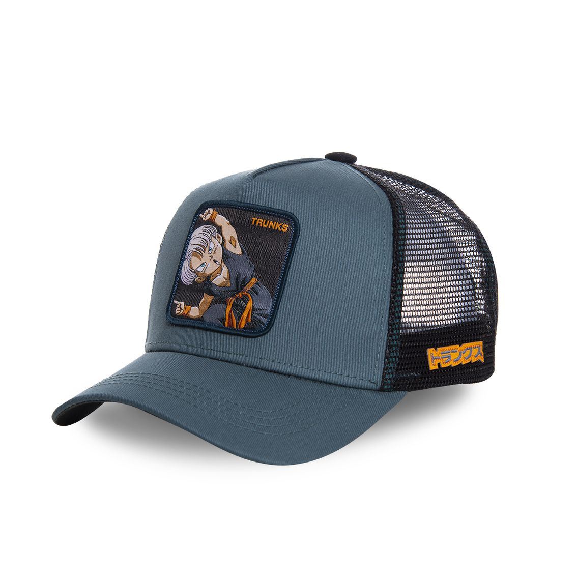 Gorra CAPSLAB Dragon Ball Trunks gris