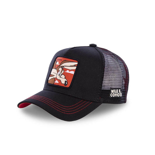 Gorra CAPSLAB Looney Tunes El Coyote Negra