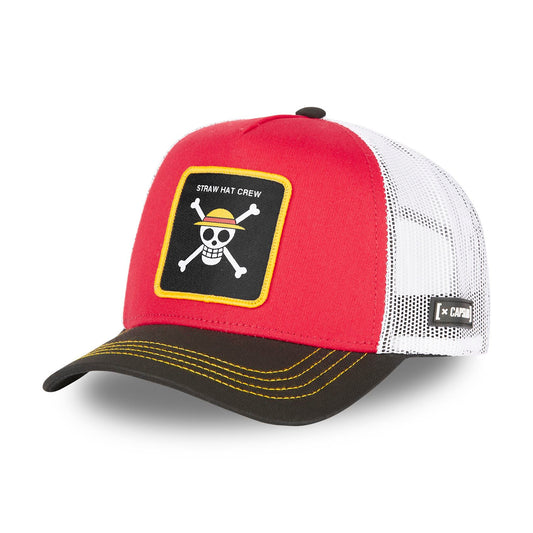 Gorra CAPSLAB Luffy de One Piece Roja