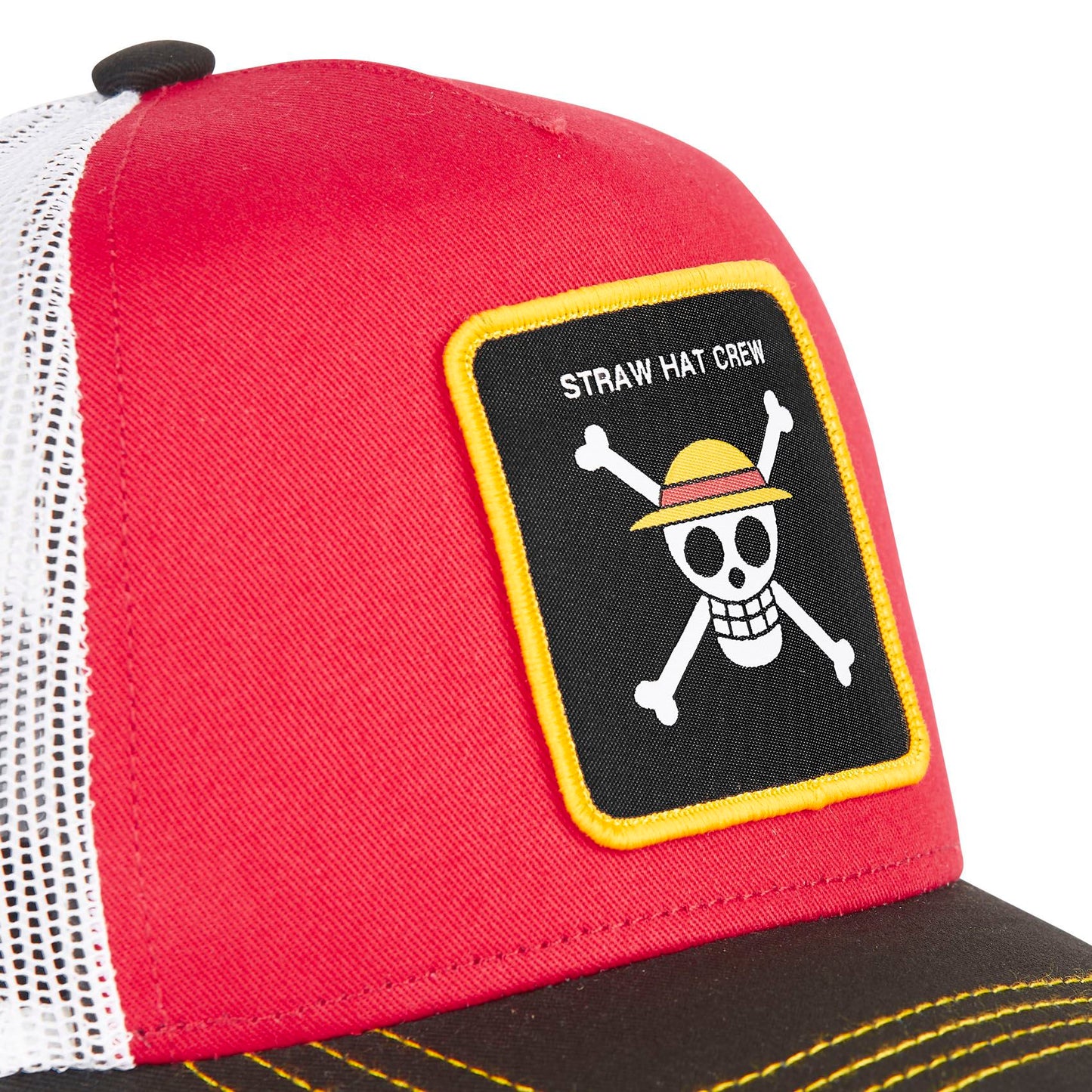 Gorra CAPSLAB Luffy de One Piece Roja