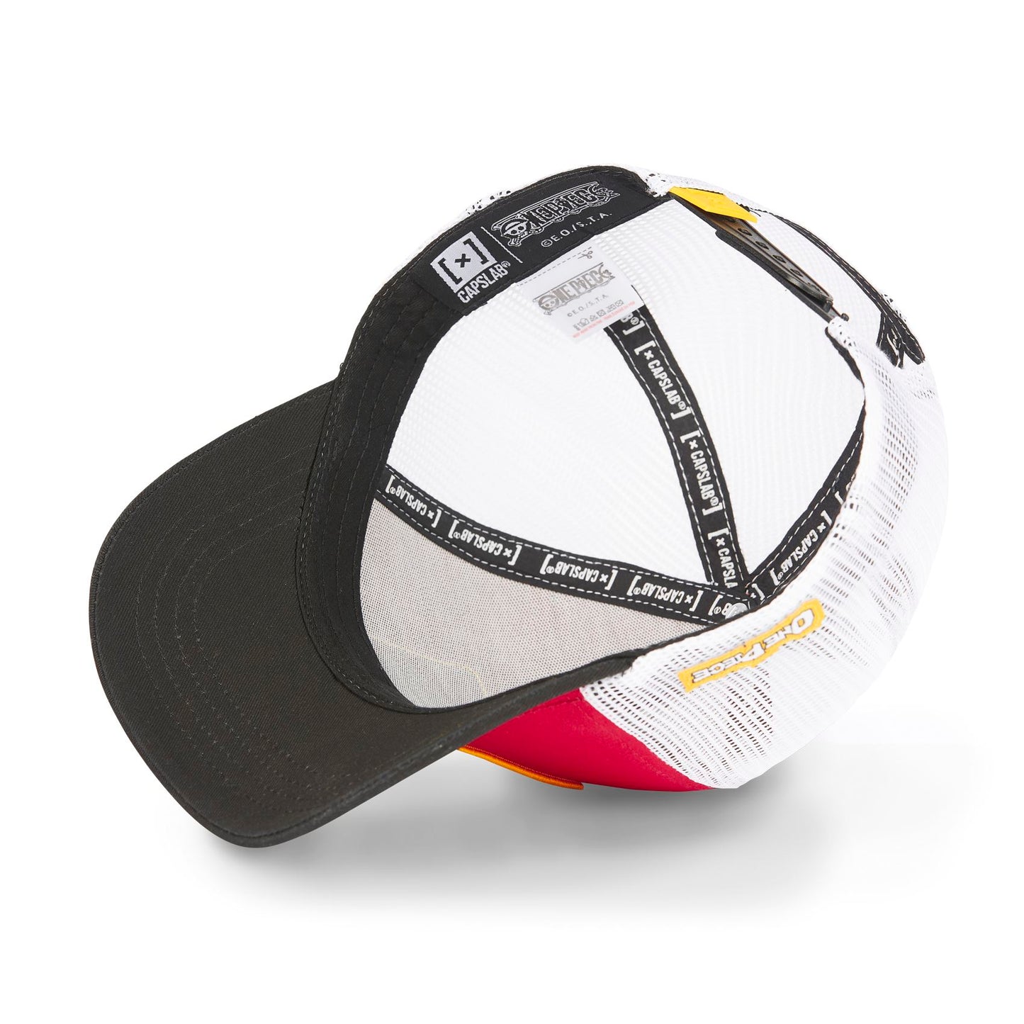 Gorra CAPSLAB Luffy de One Piece Roja