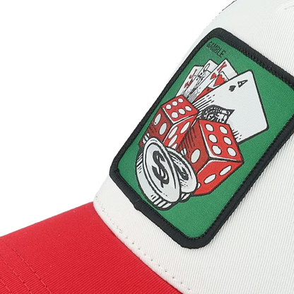 Gorra CAPSLAB Afortunado Baraja y Dados