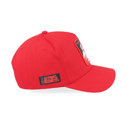 Gorra CAPSLAB Luffy de One Piece Rojo