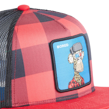 Gorra CAPSLAB Bored  of Directors NFT Rojo