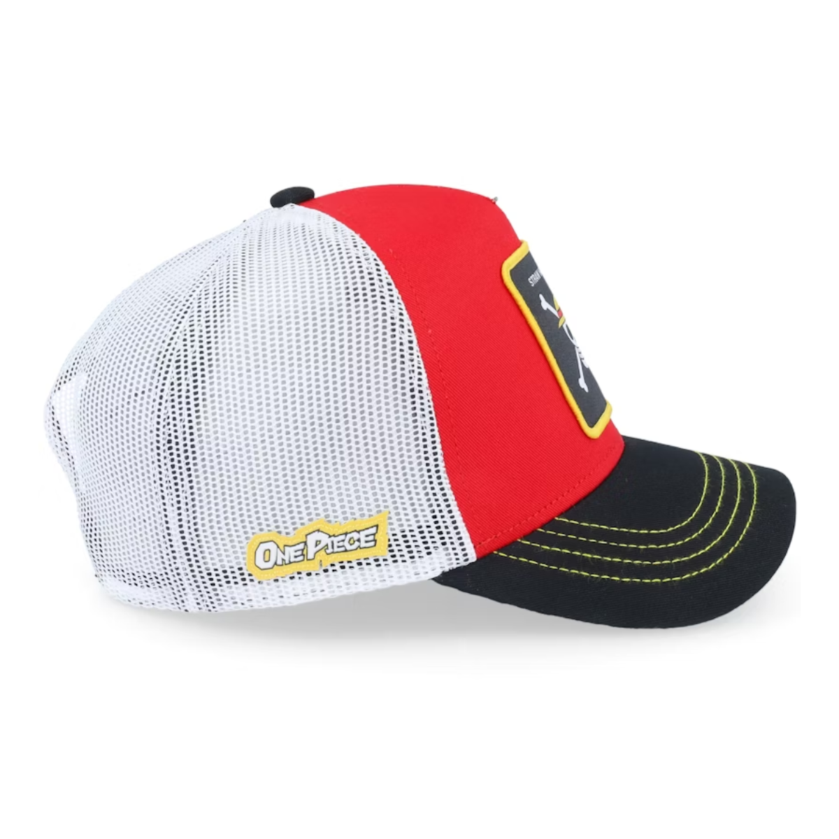 Gorra CAPSLAB Luffy de One Piece Roja