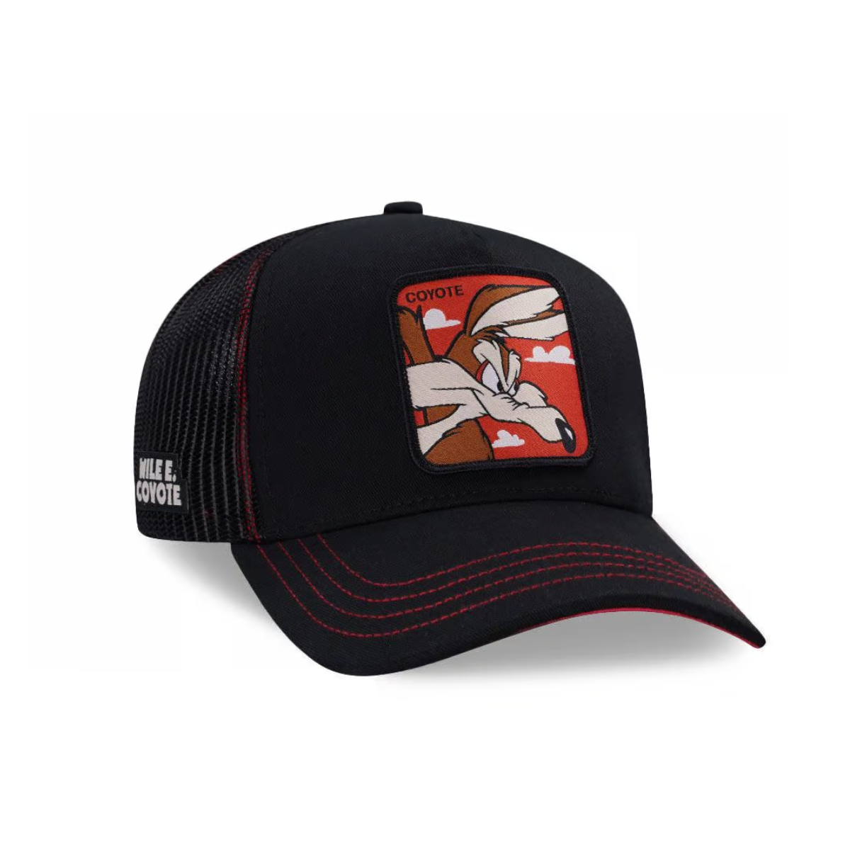 Gorra CAPSLAB Looney Tunes El Coyote Negra