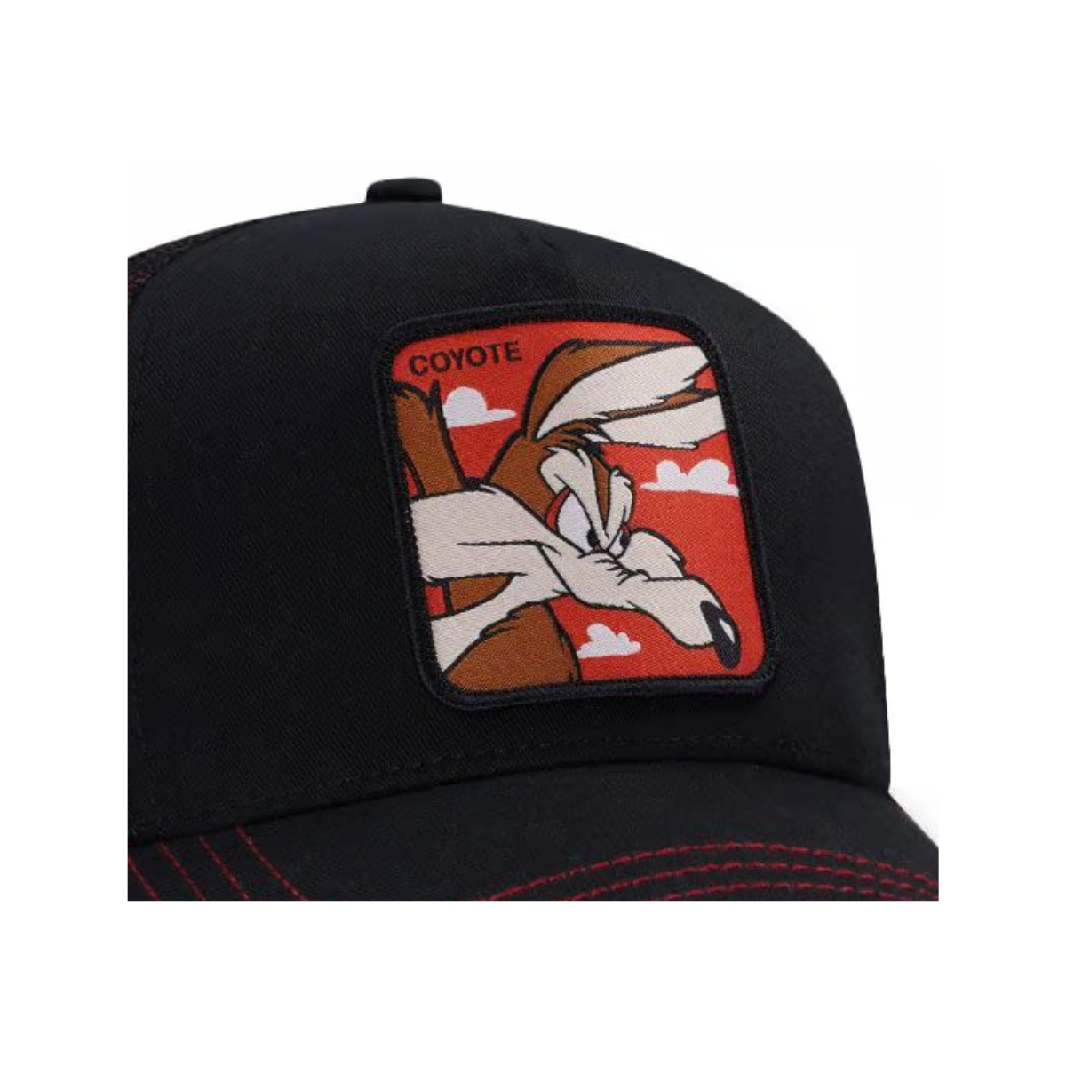 Gorra CAPSLAB Looney Tunes El Coyote Negra