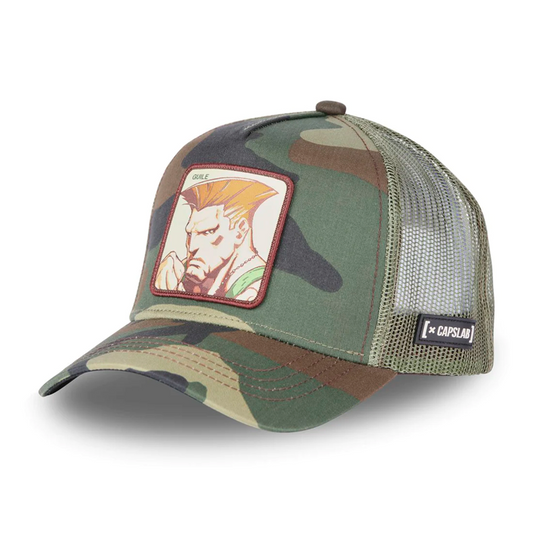 Gorra CAPSLAB Street Fighter CAMO GUILE