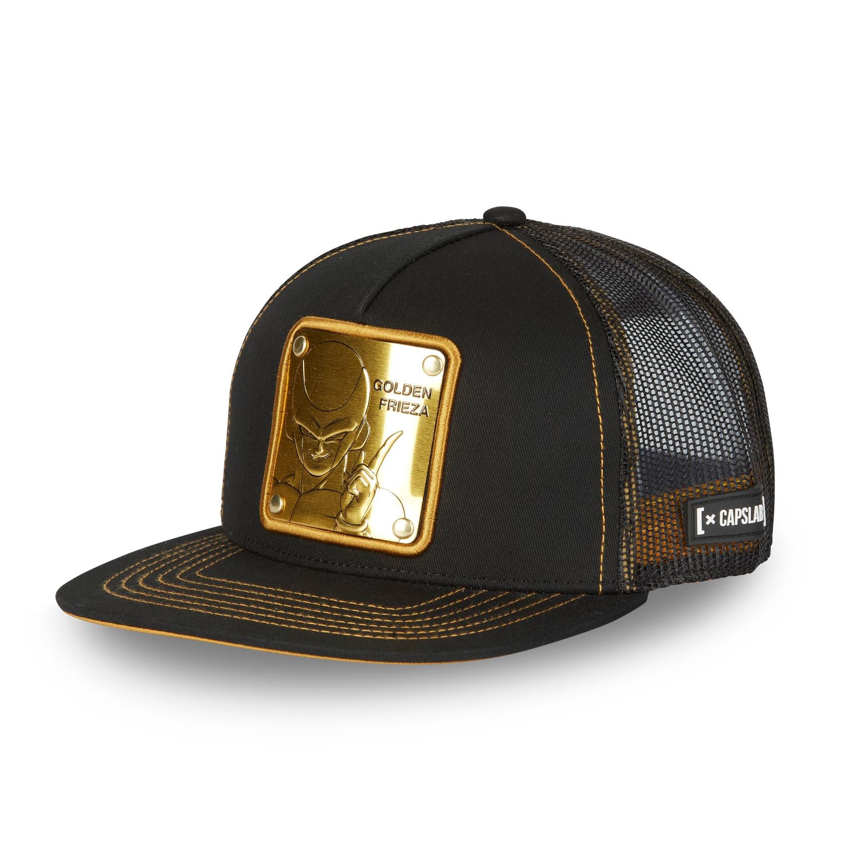 Goat Capslab Gorra CAPSLAB Dragon Ball menta Freezer Dorado Visera Plana – Capslab ...