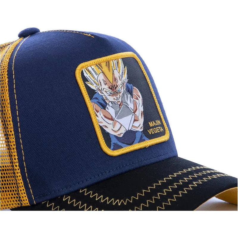 Gorra Azul CAPSLAB Dragon Ball Saiyajin Vegeta Infantil